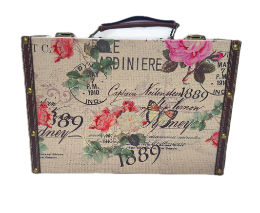 078 Wooden Suitcase