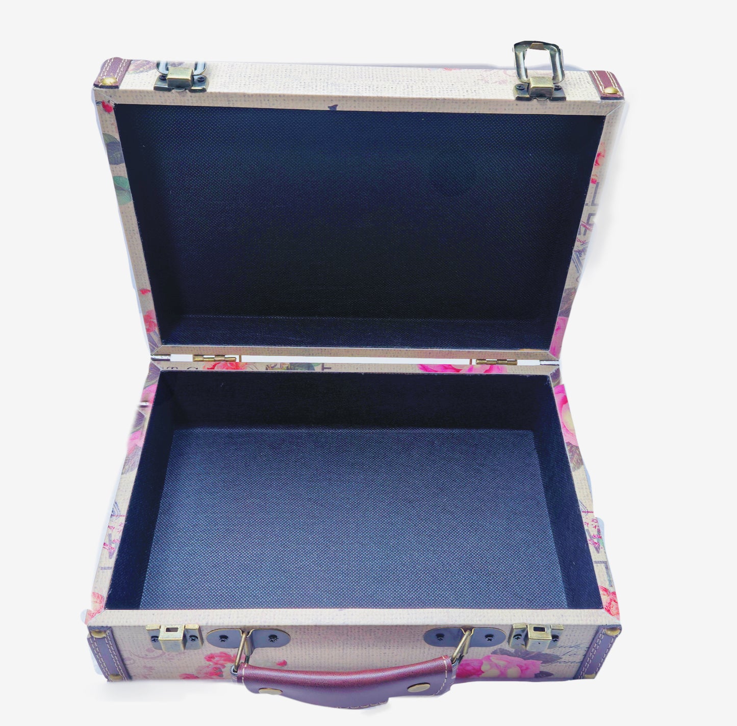 078 Wooden Suitcase