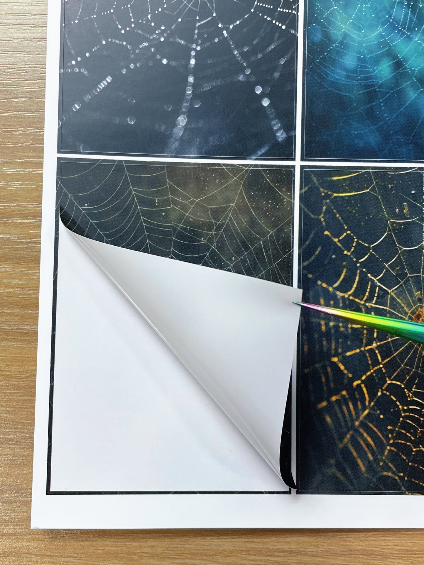 A-155 ATC background precut sticker A4 size(1Piece)