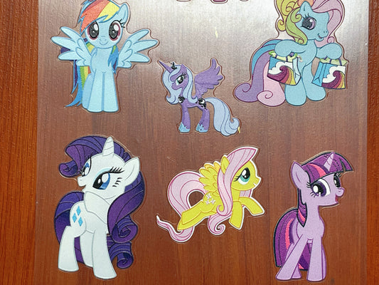 E-142 My Little-Pony 3D Embossed sticker 1 piece