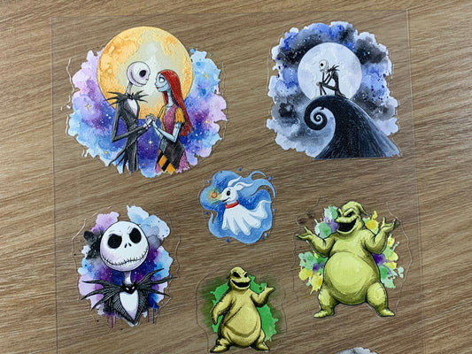 E-46 Nightmare Moon Ball 3D Embossed sticker 1 piece