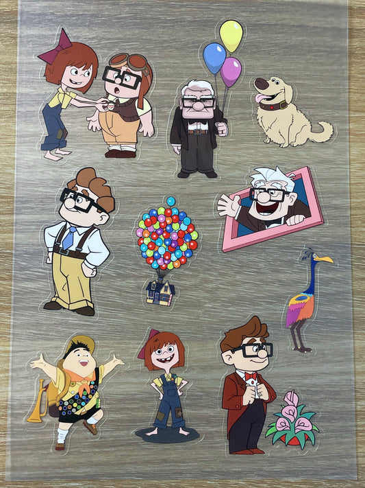 S28 Up sticker pet precut A5 size 3 pieces
