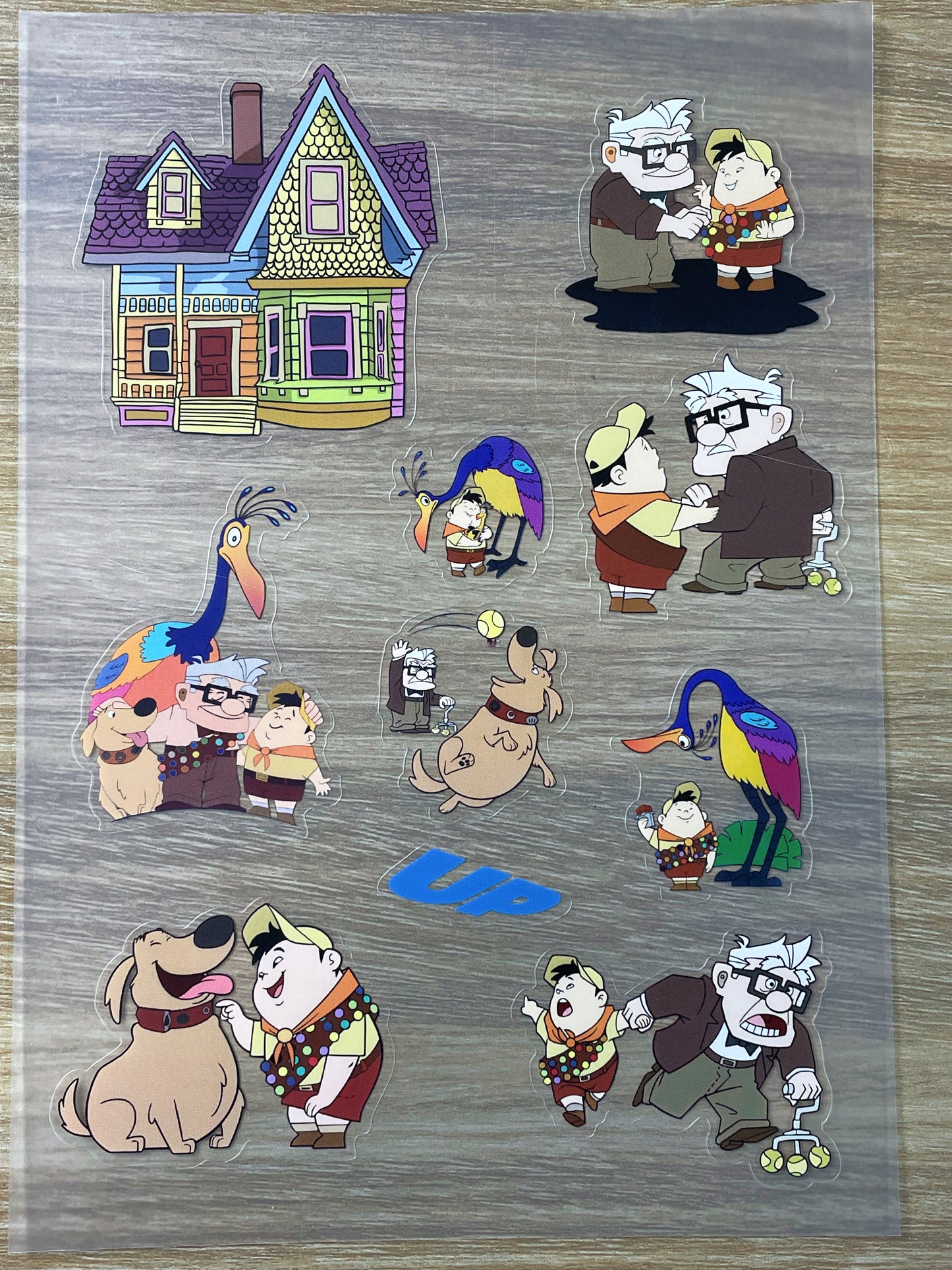 S28 Up sticker pet precut A5 size 3 pieces