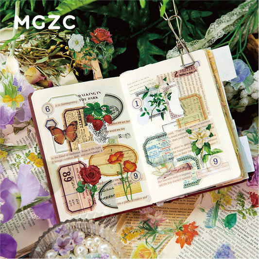 S-10 PET Stickers Flower Season Series Plant and Flower 6 Options