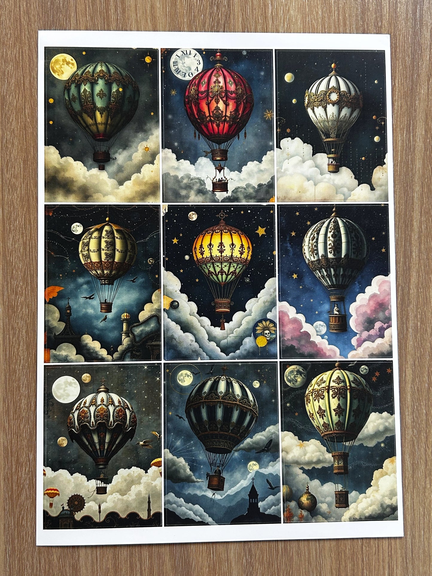 A-15 ATC background precut sticker A4 size(1Pieces)
