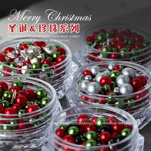 Gem-2 Christmas Pearl Mixed Sizes Crushed Stone 3D