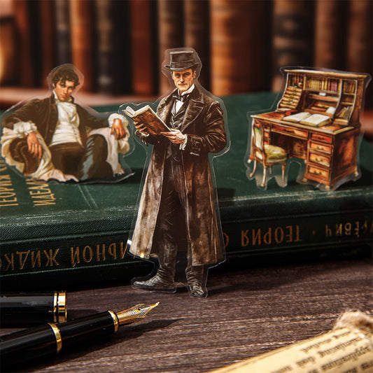 S-14 a Beautiful Day Masterpiece Collection Handbook Series Literary Story Theme Stickers 6Style