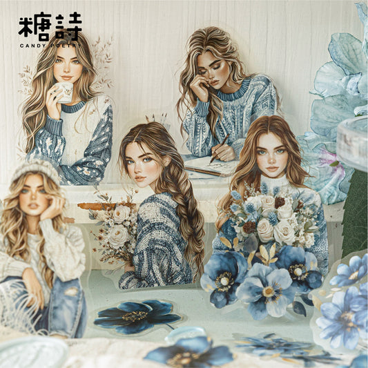 S-38 Flower Encounter Series Scenery Sticker