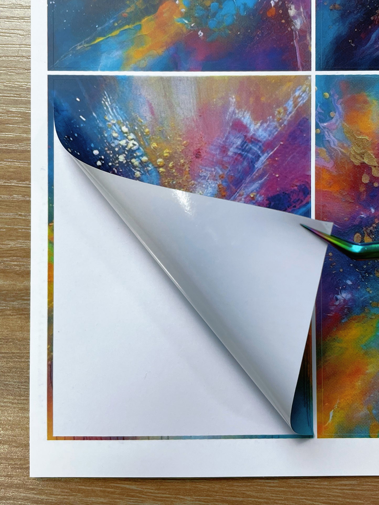 A-079 ATC background precut sticker A4 size(1Pieces)