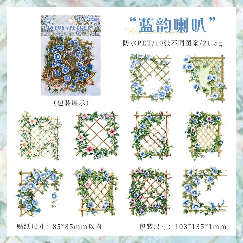 S-2 Secret garden series stickers