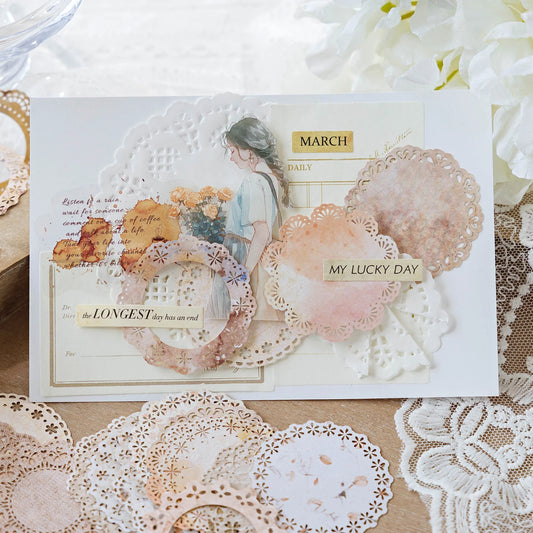 P-4 Hollowed Out Border Cards Paper