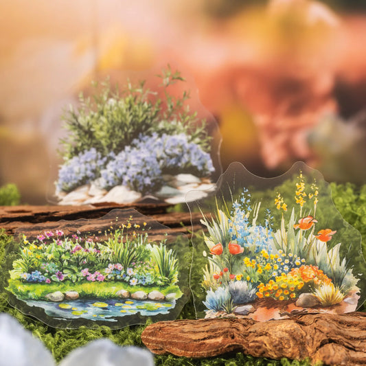 S-45 flowers and shrubs pet stickers