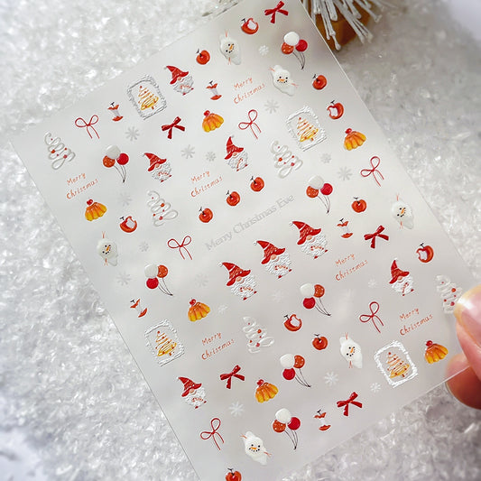 MINI-19 Jelly Cute Christmas Stickers