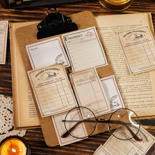 P-11 Ancient Forest Sticky Notes Poetic Series of Time Material Retro Chronicle 4Style