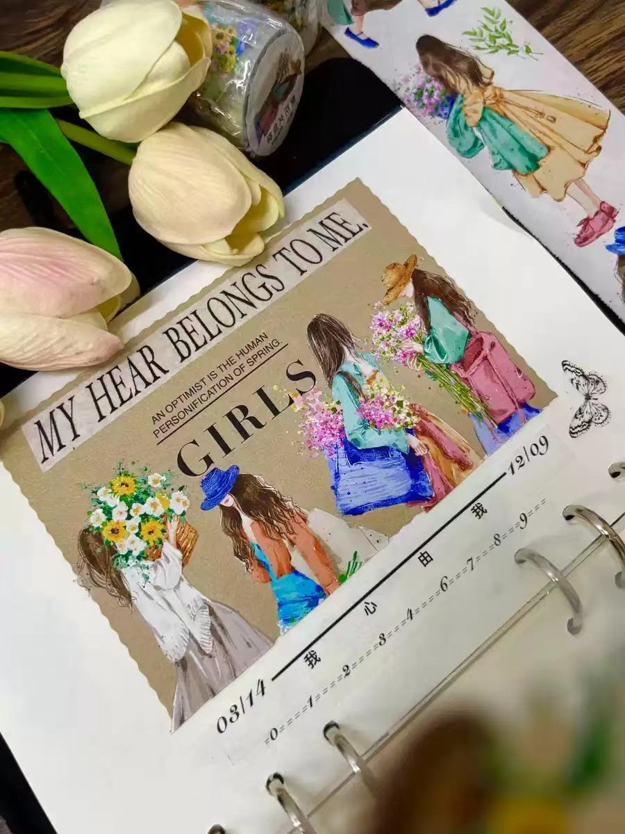 T-12 floral girl