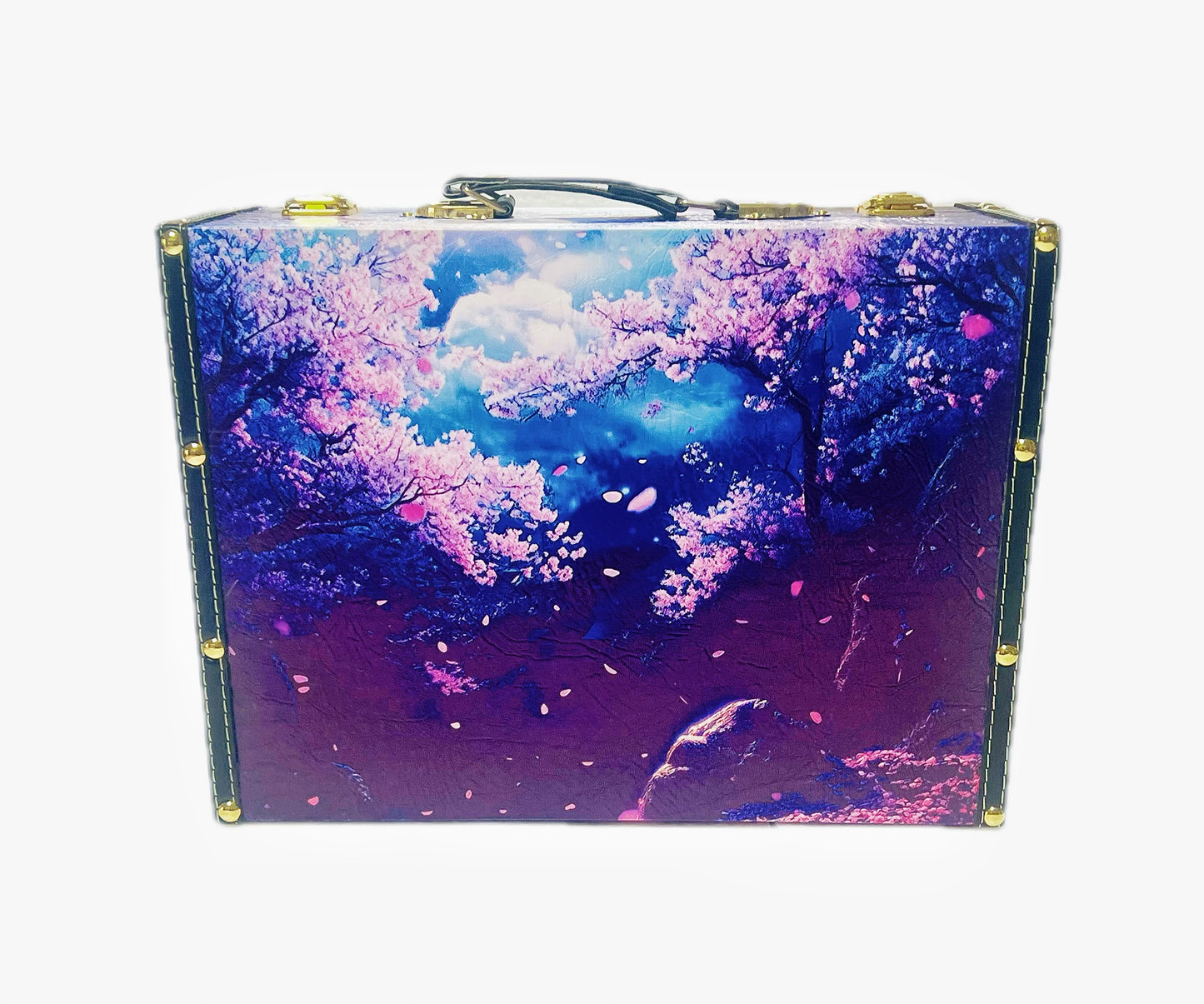 081 Wooden Suitcase