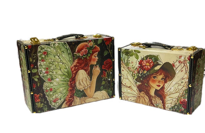 082 Wooden Suitcase