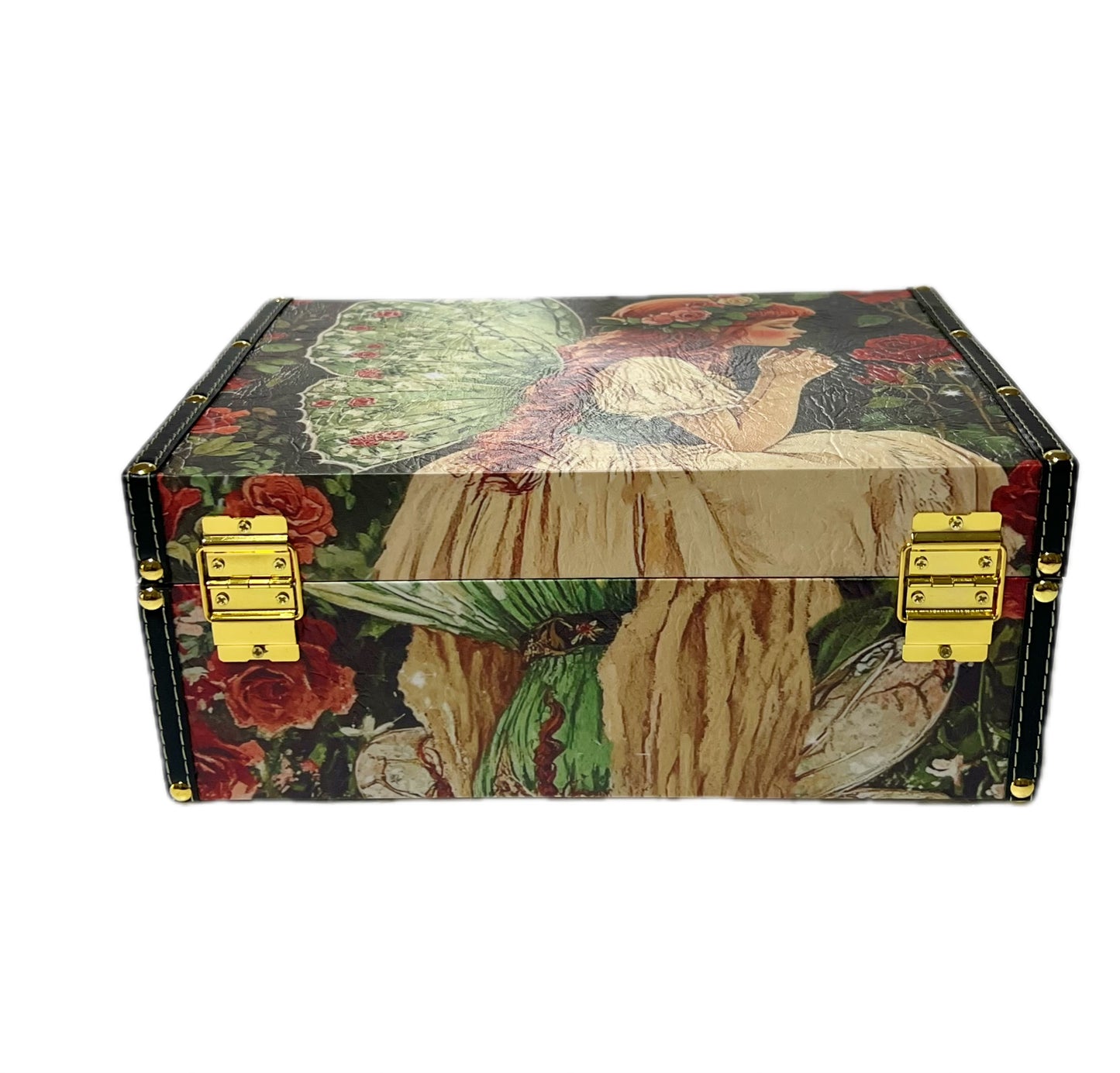 082 Wooden Suitcase