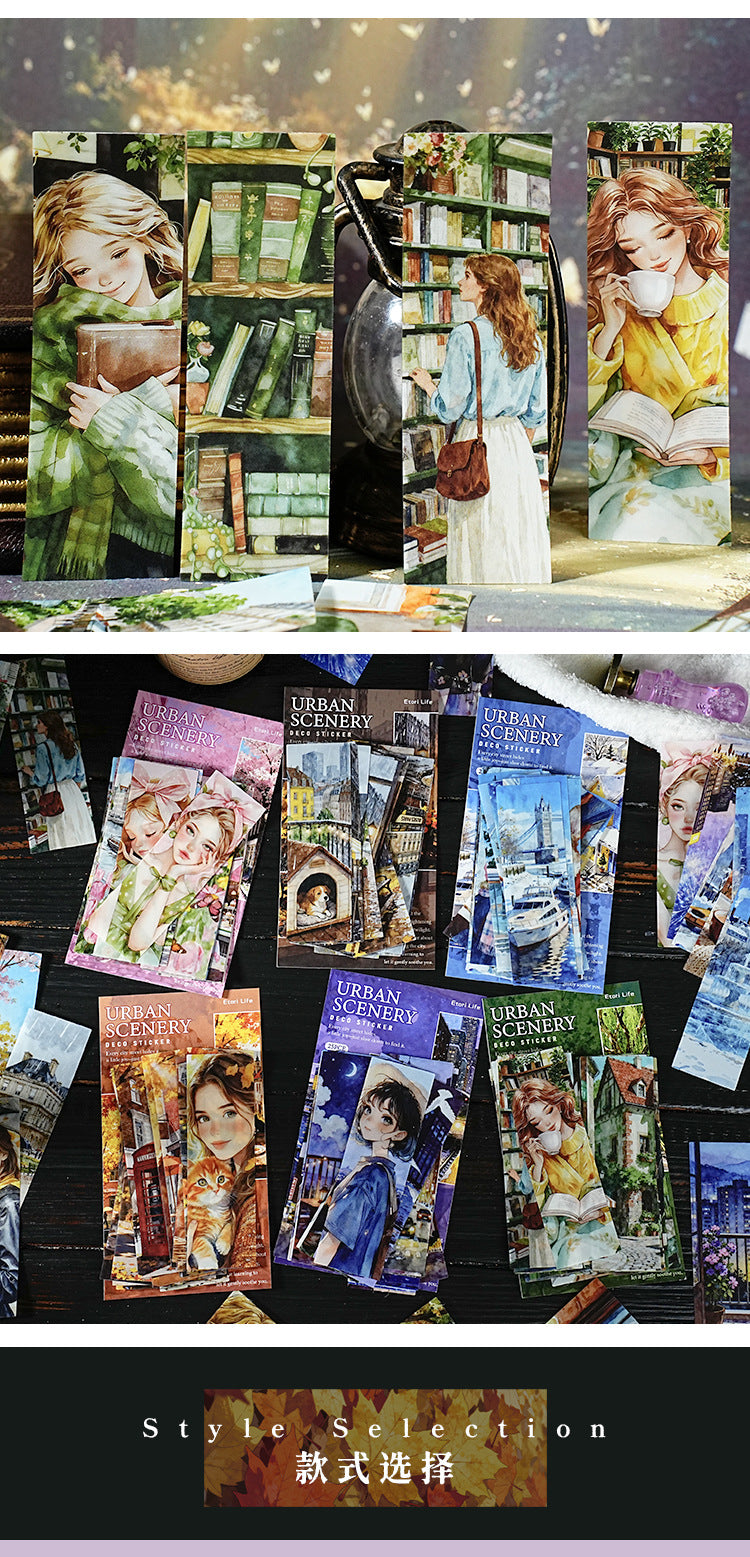 S-13 YiNiao City Romance and Youth Series Character and Scenery 6Style