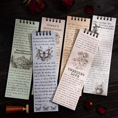 P-14 Retro Theme Coil Material Book Story Essay Series 6Style