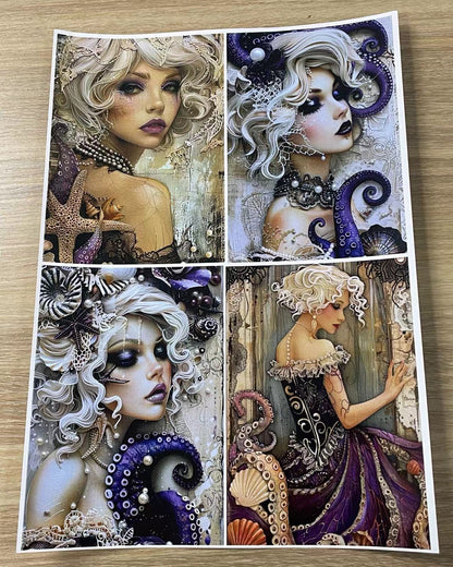 P-2Evil Queen Paper A4 size 9 pieces color laser paper
