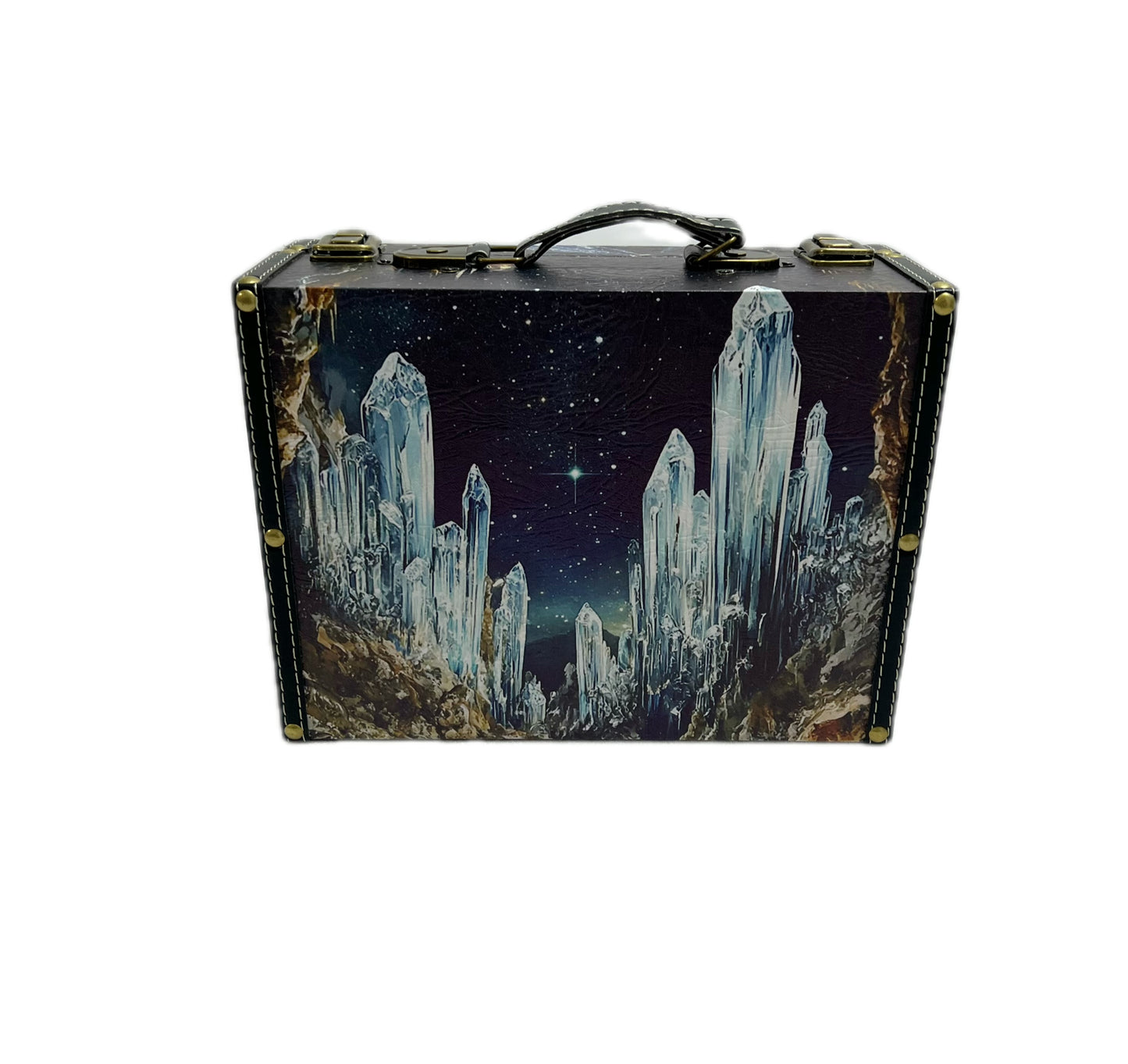 067 Wooden Suitcase