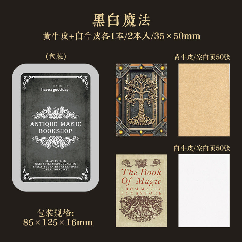 P-10 A Beautiful Day Set Small Book Material Book Antique Magic Bookstore Series 4Style