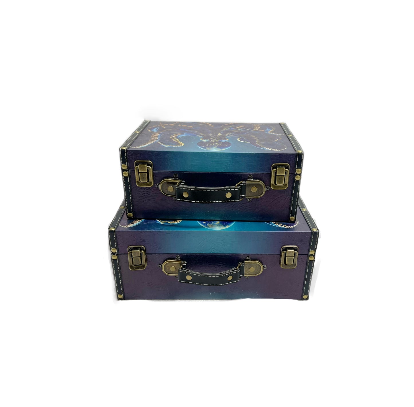 068 Wooden Suitcase