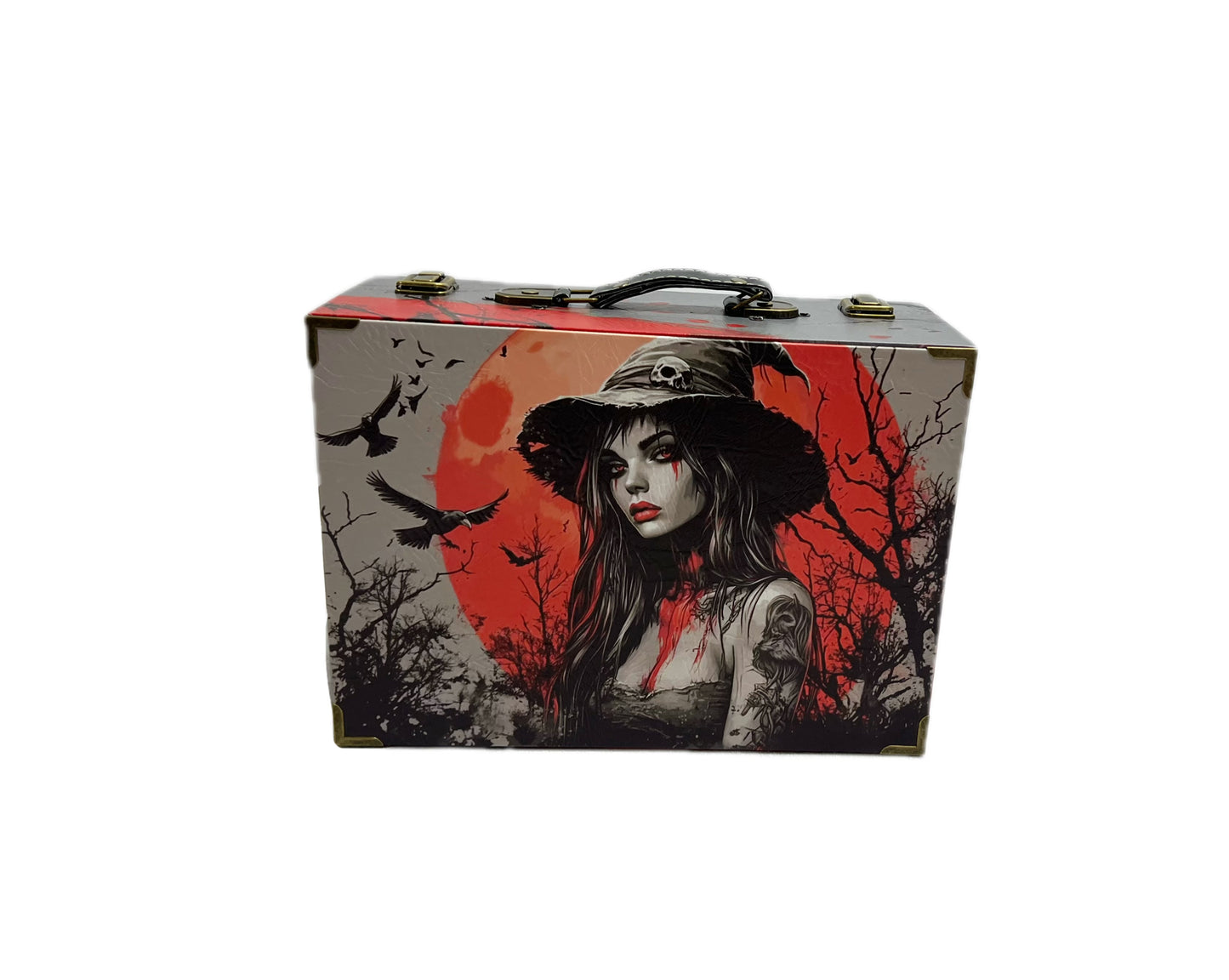069 Wooden Suitcase