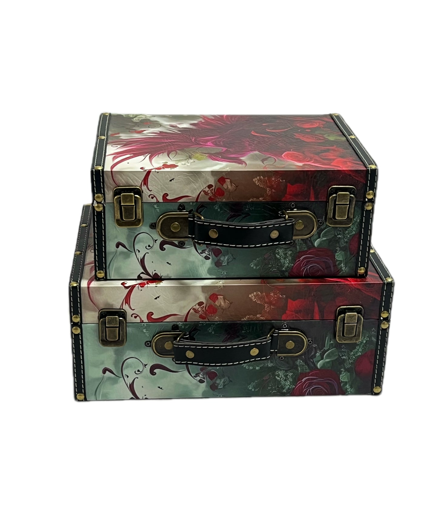 072 Wooden Suitcase