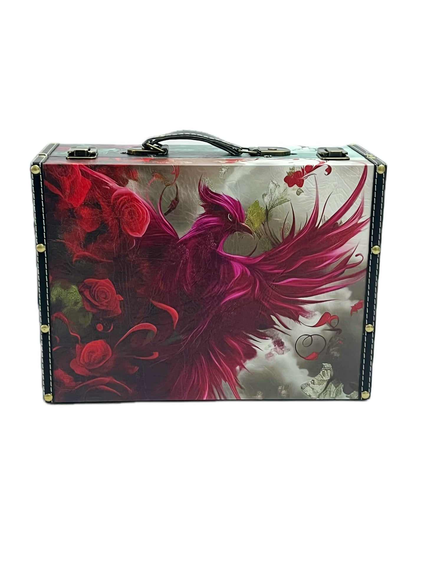 072 Wooden Suitcase