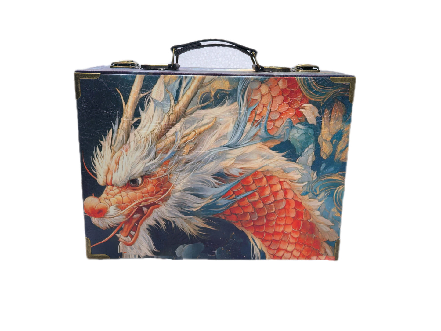 075 Wooden Suitcase