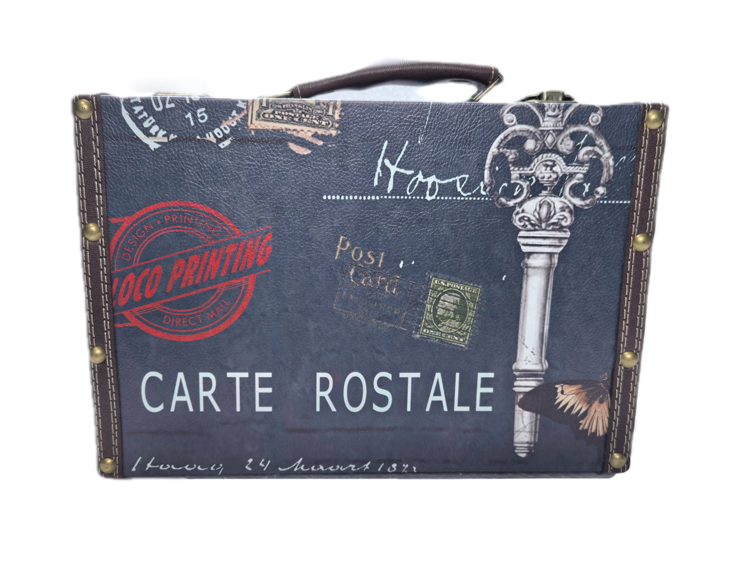077 Wooden Suitcase