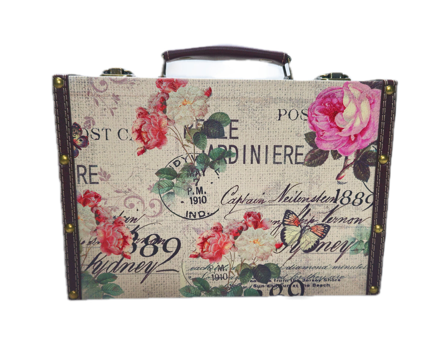 078 Wooden Suitcase