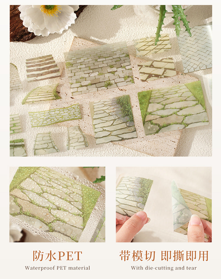 S-35Boxed Tape Set Impressions of Ancient Roads Series Scenery Stickers