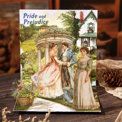 S-14 Masterpiece Collection Handbook Series Literary Story Theme Stickers 6Style