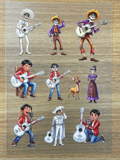 S26 CoCo  sticker pet precut A5 size 5 pieces