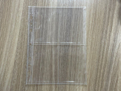 P-001  A5 Clear Protective Film (9.5*7 cm)*4  ,10 pieces