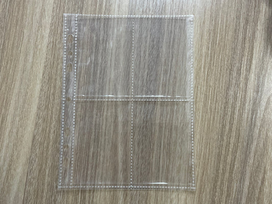 P-001  A5 Clear Protective Film (9.5*7 cm)*4  ,10 pieces