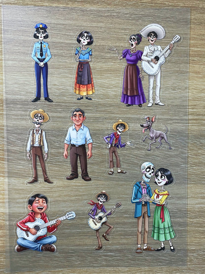 S26 CoCo  sticker pet precut A5 size 5 pieces