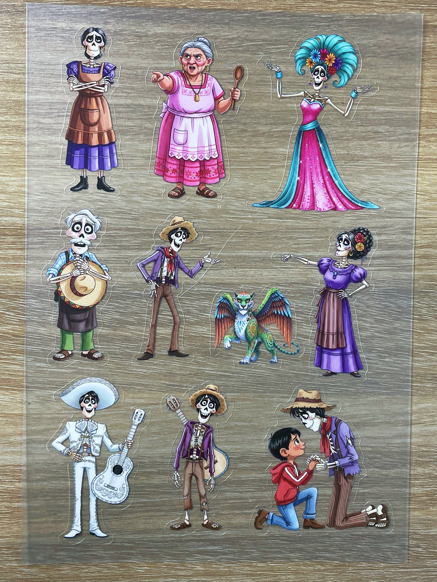 S26 CoCo  sticker pet precut A5 size 5 pieces