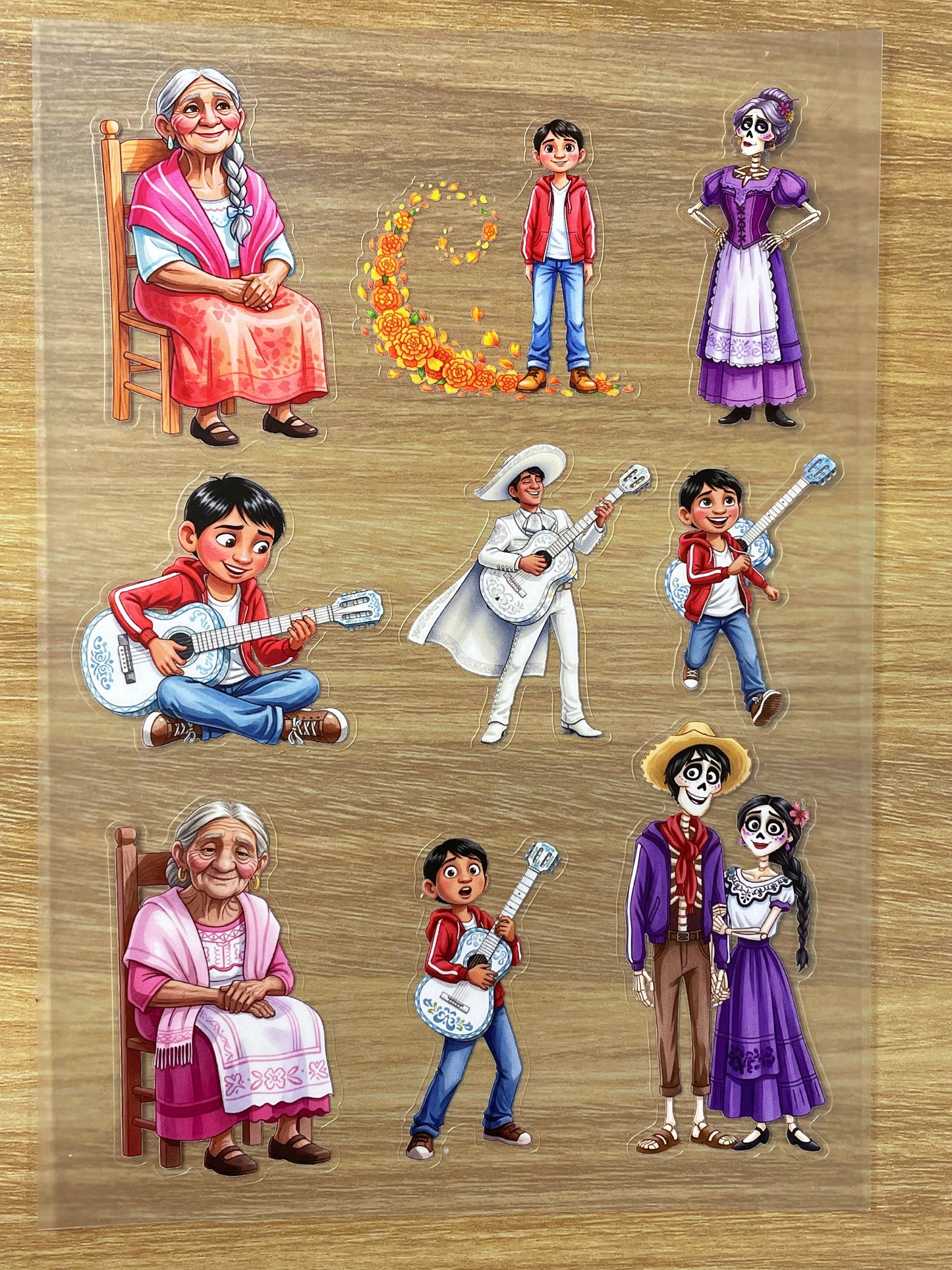 S26 CoCo  sticker pet precut A5 size 5 pieces