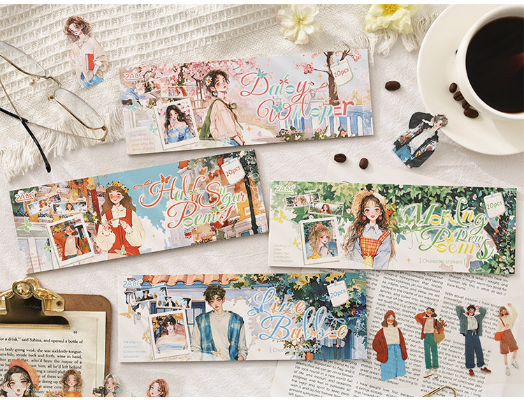 S-48 Sweet Oxygen Diary Series  Sticker book