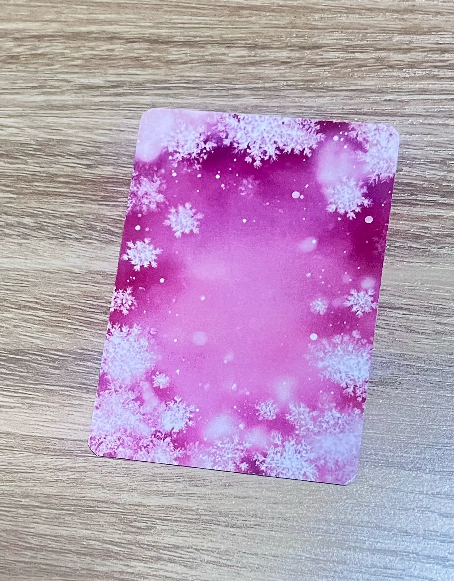A-6 Snowflake background ATC card 20 pieces(2.5*3.5 inch)