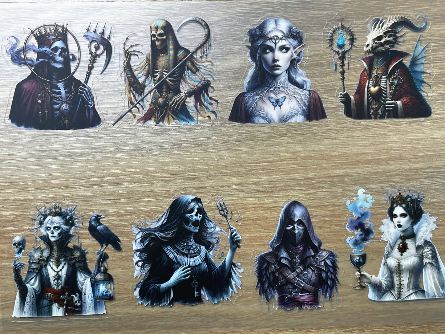 S111 Abyssal Dark God sticker pet precut A5 size 3 pieces