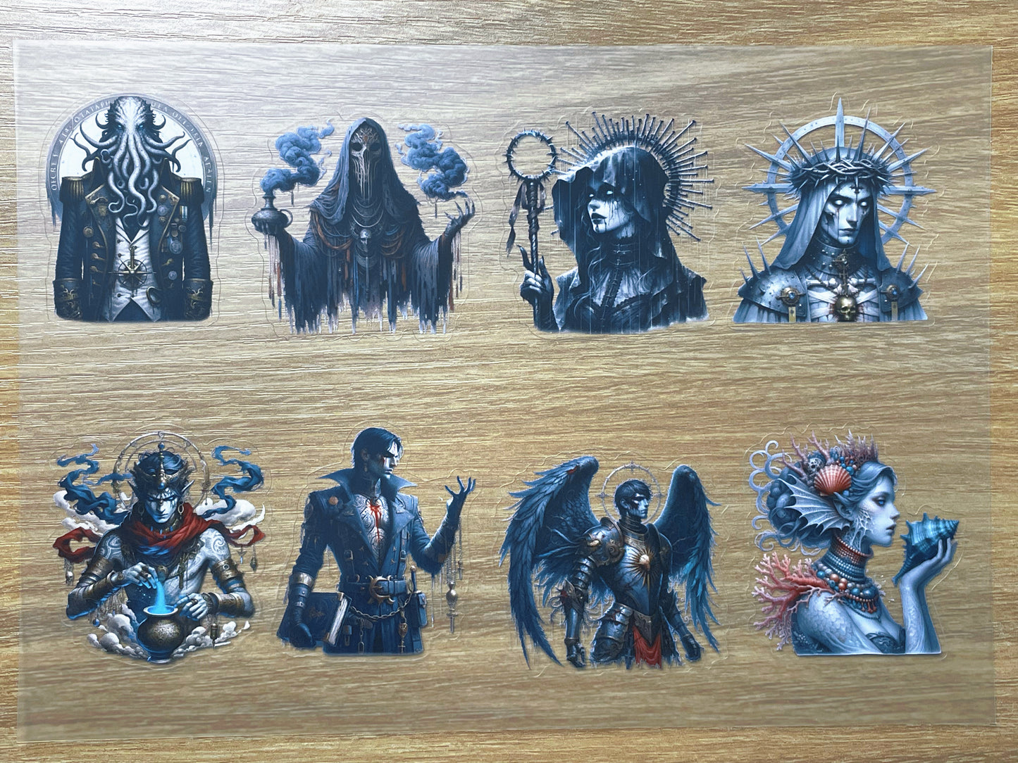 S111 Abyssal Dark God sticker pet precut A5 size 3 pieces