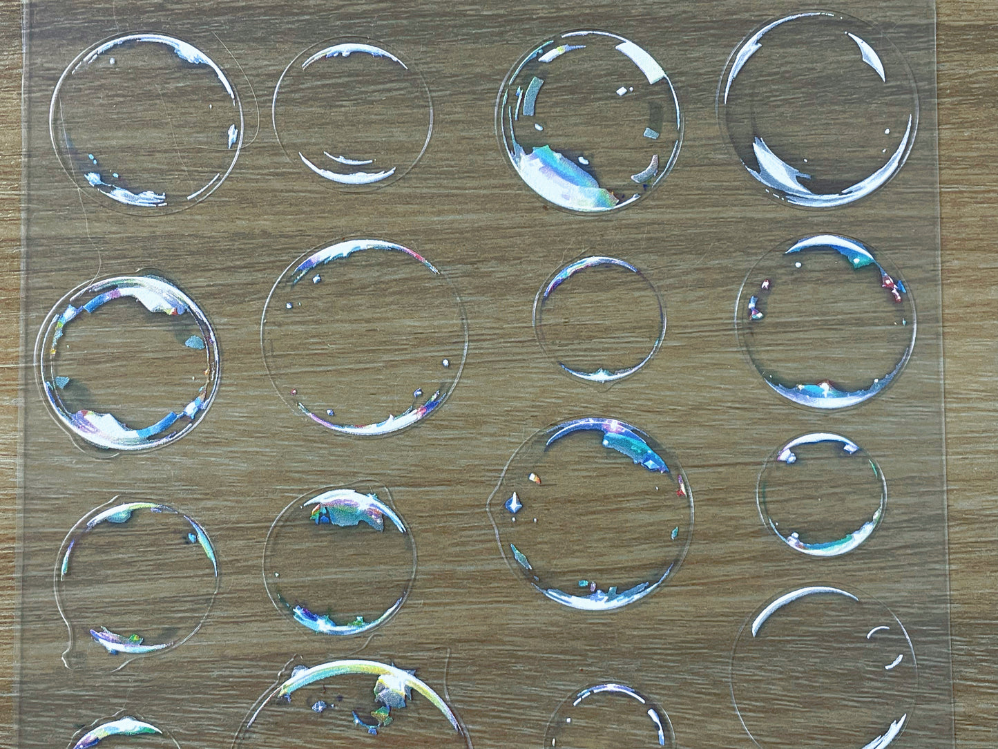E-86 Bubble 3D Embossed sticker 1 piece