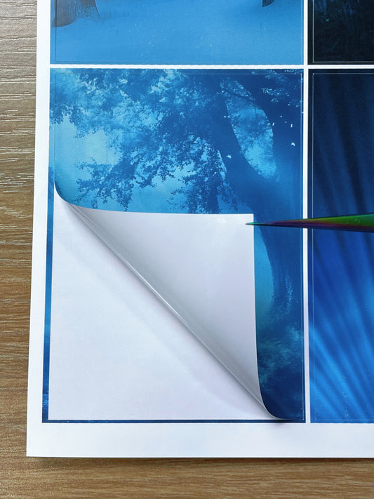 A-139  ATC background precut sticker  A4 size（1Piece)