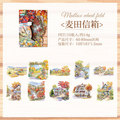 S-49  Seasonal Light Painting Series Sticker Pack 4Style