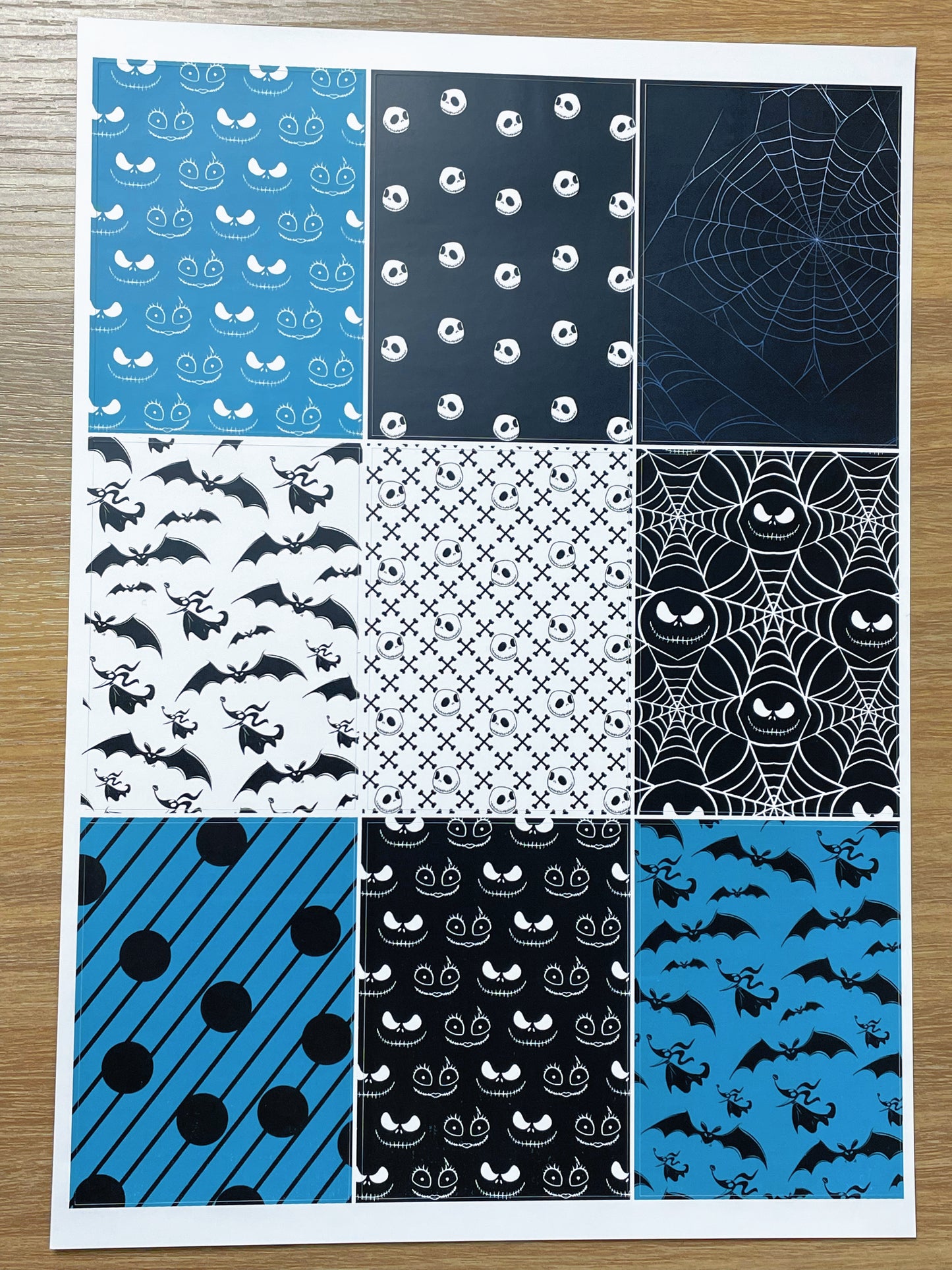 A-135  ATC background precut sticker  A4 size（1Piece)